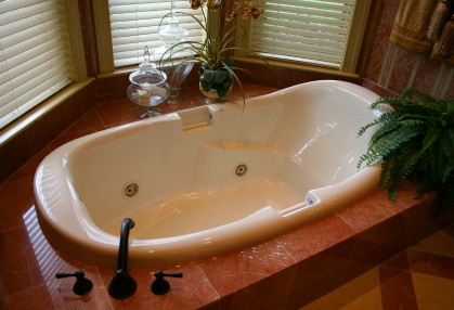 Bathtub plumbing by LeakResq Plumbing LLC.