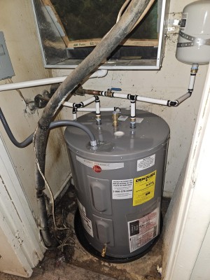 Water heater plumbing by LeakResq Plumbing LLC